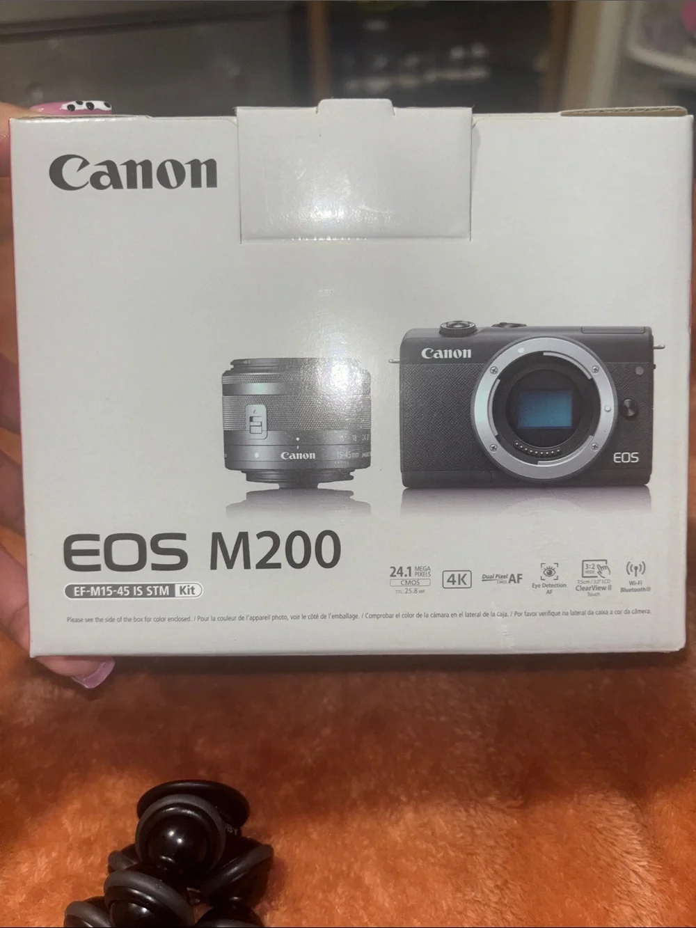 Canon EOS M200 Mirrorless Camera - Black